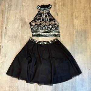 2 piece semi-formal Crystal Doll dress